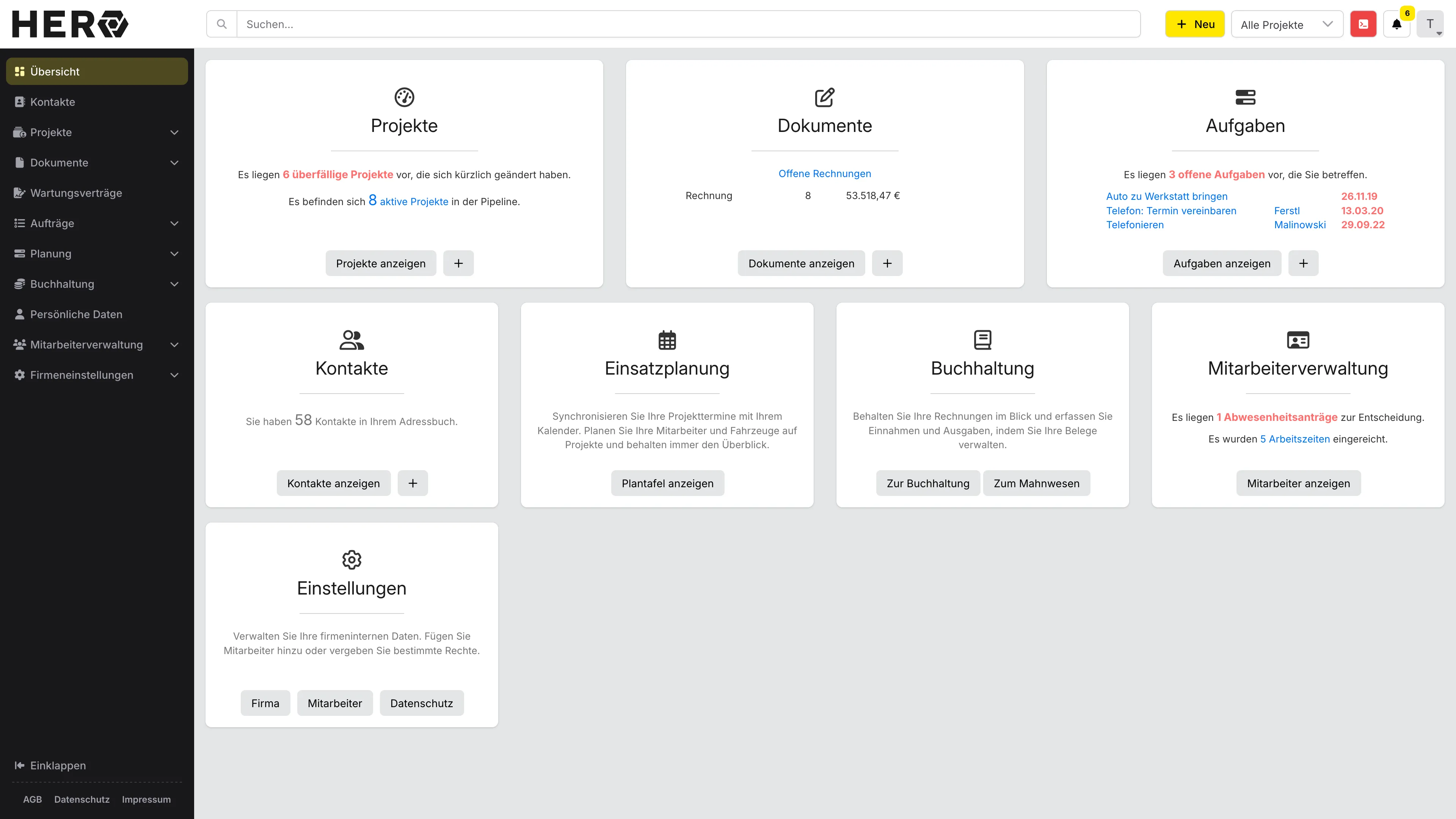 Sidebar and top navigation introduced with milestone 1.0